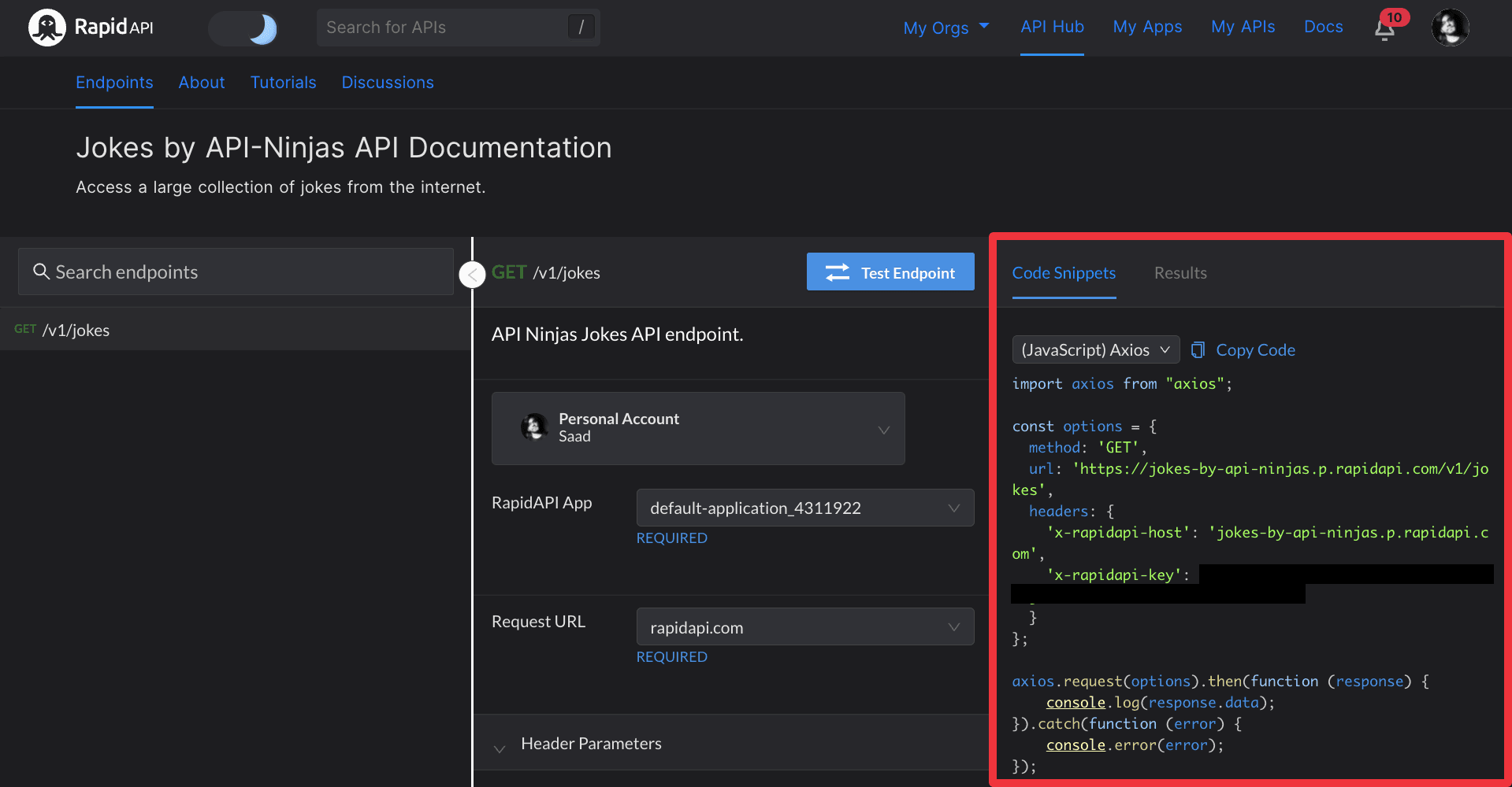 Fetching data using (JavaScript) fetch