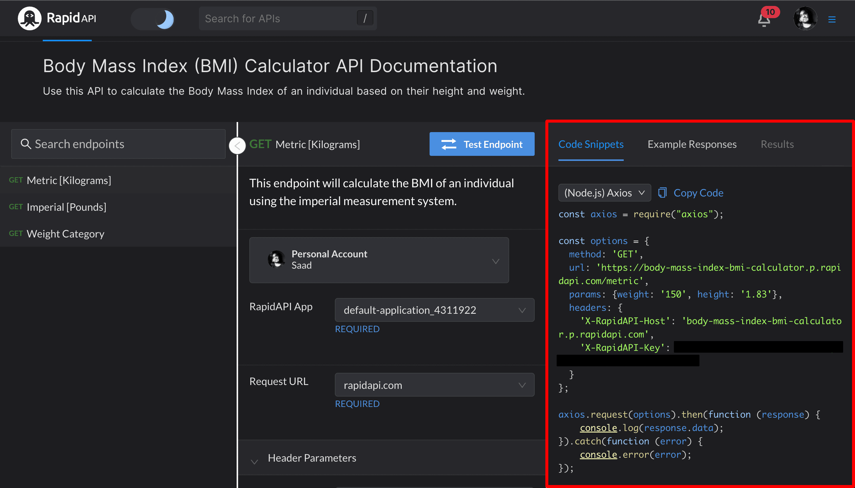 Fetching data using (JavaScript) Axios