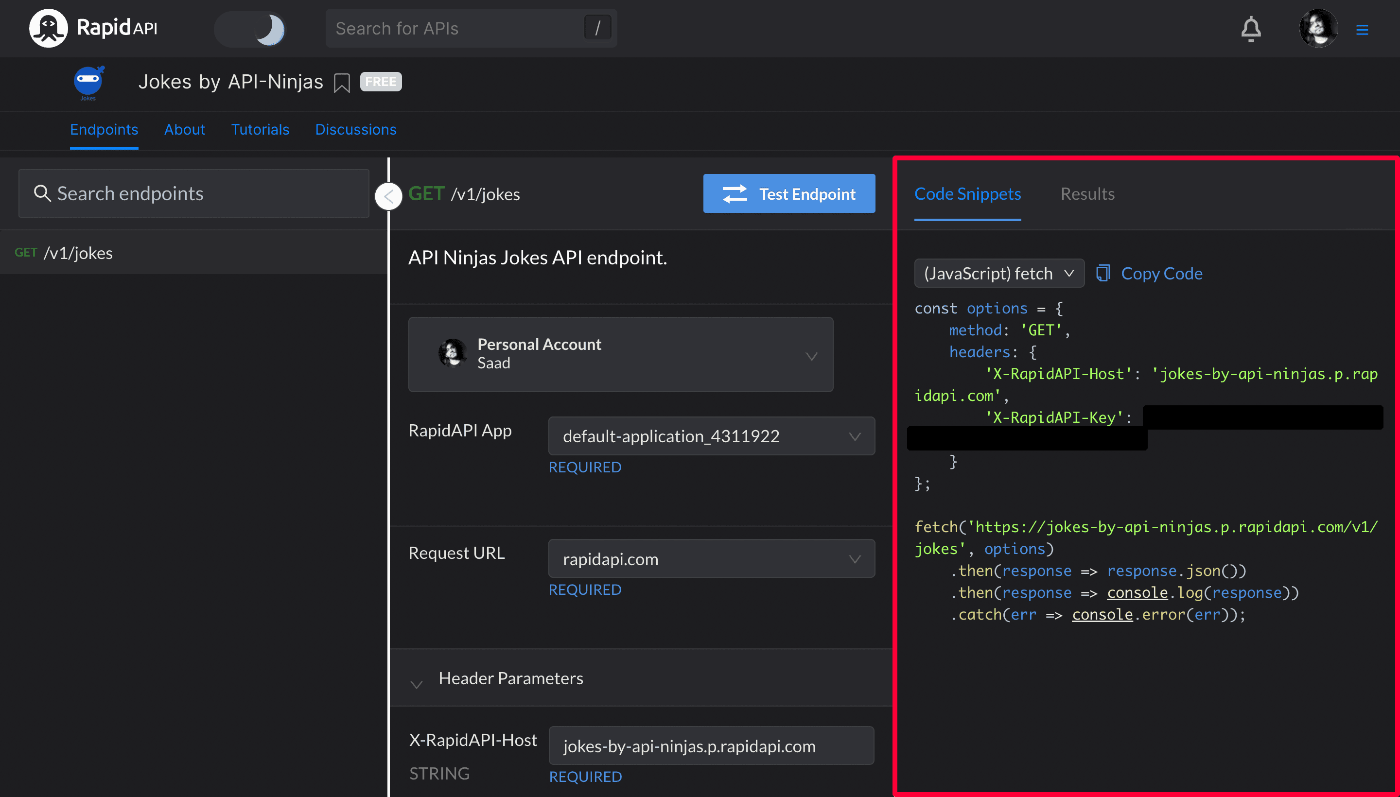 Fetching data using (JavaScript) fetch