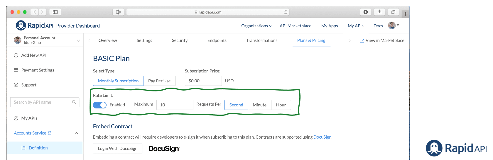 Lack of Resource and Rate Limiting Resolved With Rapid