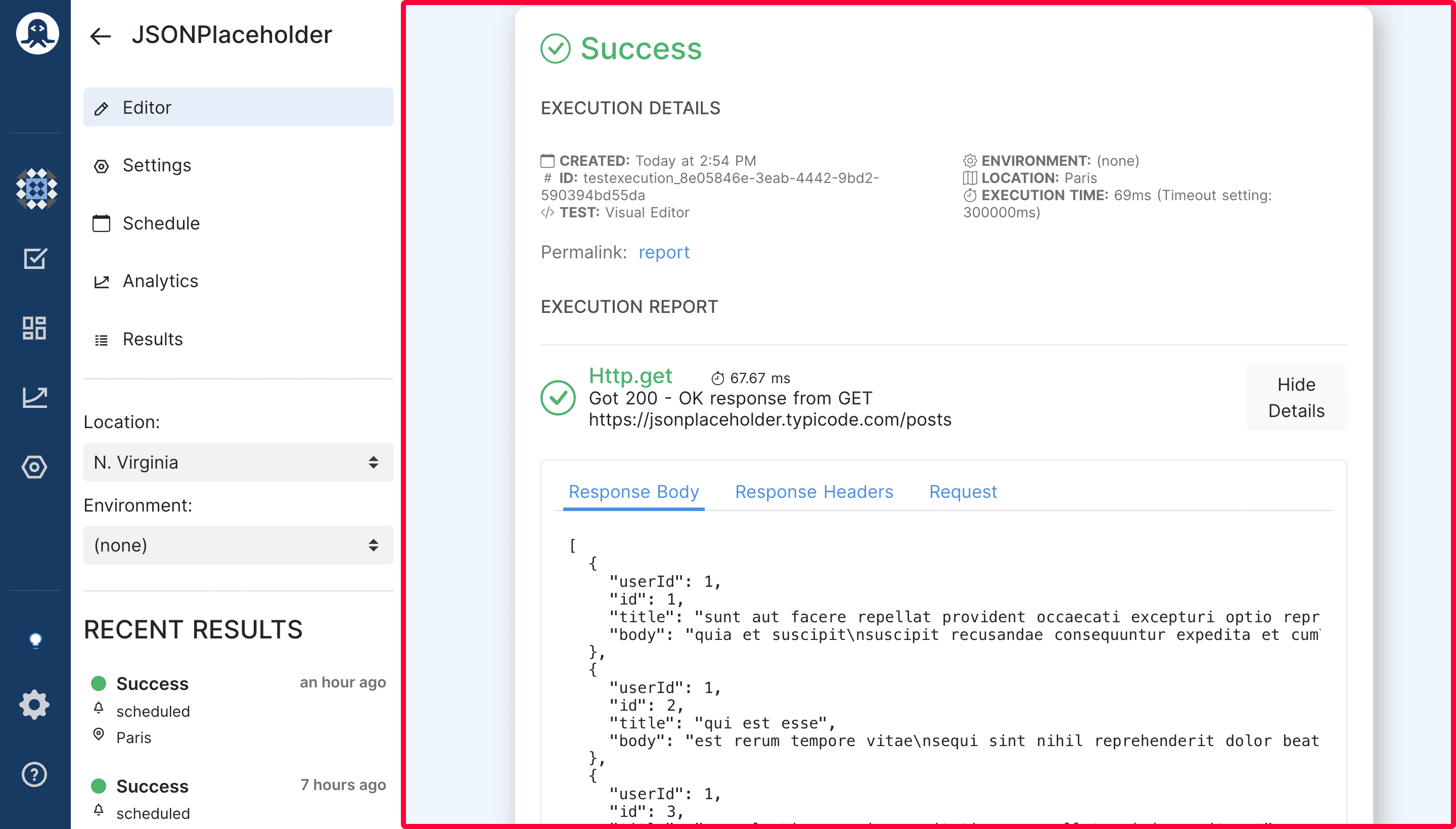 API Test Execution Report