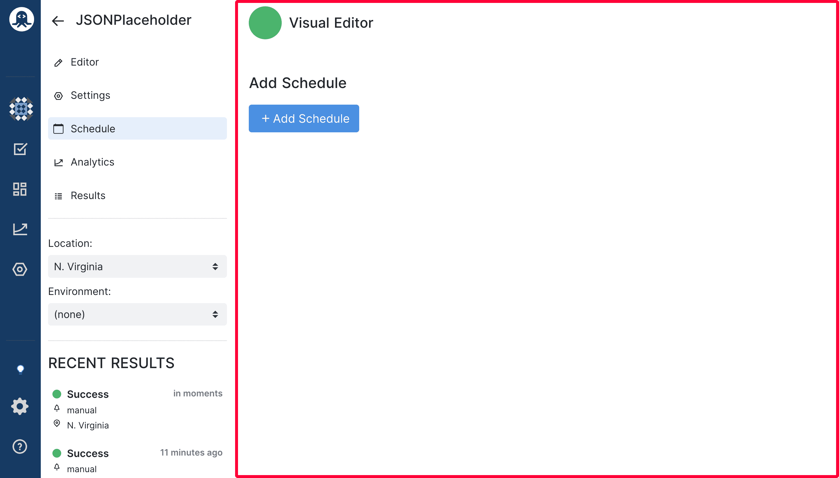 Schedule Test Using RapidAPI Testing