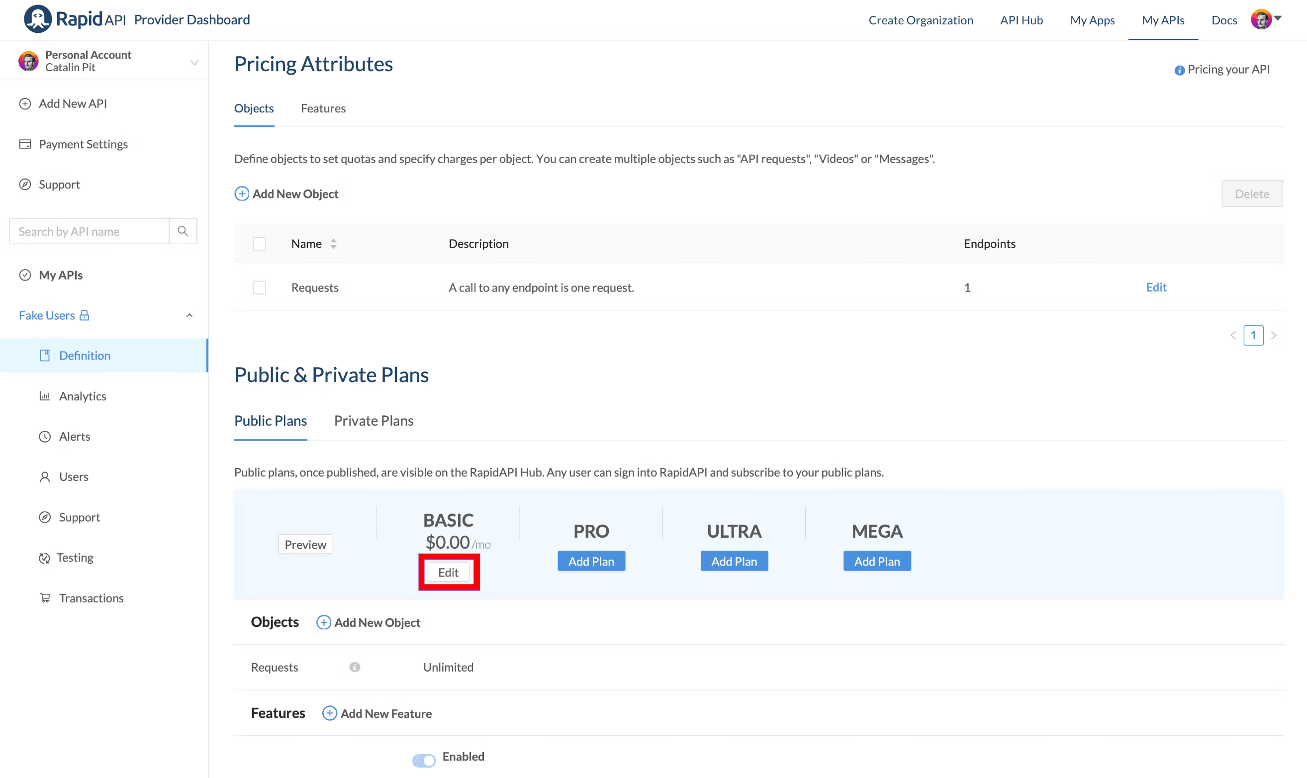 Basic Pricing Plans
